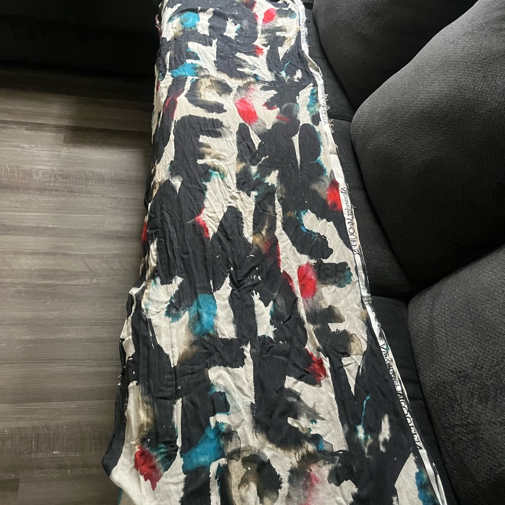 Alexander McQueen Graffiti Scarf